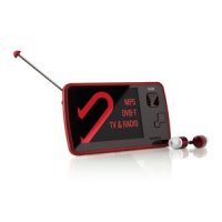 MP5 Player with DVB-T Energy 6500 Ruby Red