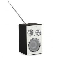  FM radio sensitive tuner.built in speaker and line-in Energy Radio 210 Black&White