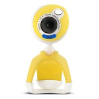 WebCam VGA Joinsee 350 Yellow. Video-surveillance. Duo and Built-in microphone