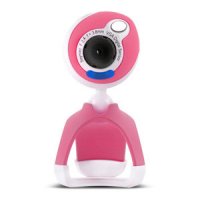 WebCam VGA Joinsee 352 Pink. Video-surveillance. Duo and Built-in microphone
