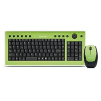 Wireless Keyboard & Mouse Inpput Combo 450 Green