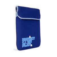 Protective sleeve case LapmotionF51 Scary Blue Elastic Band for Netbooks up to 10.2""."